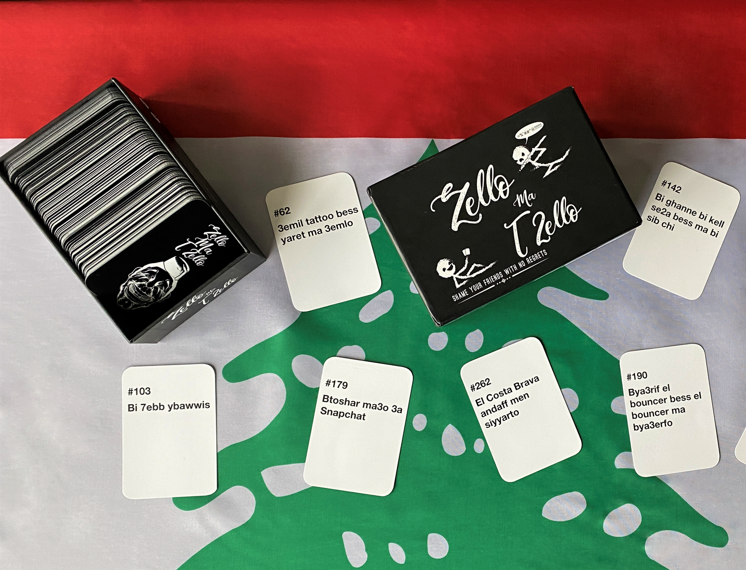 Zello Ma T2ello Lebanese party game and card game