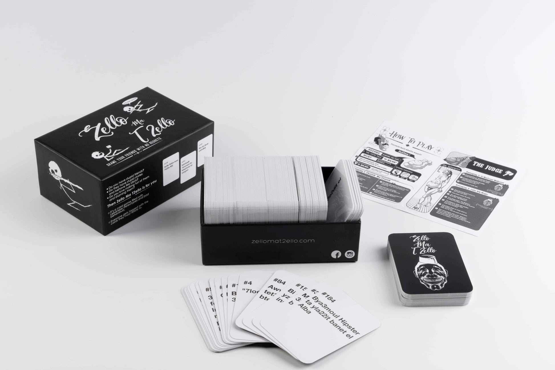 Zello Ma T2ello Lebanese party game and card game